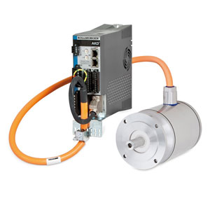 Kollmorgen AKD Servo Drive and AKMH Stainless Steel Servo Motor One Cable Package